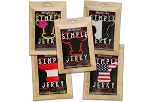 Enkel provbox Beef Jerky, 10 x 50g, Österrikes nummer 1 Beef Jerky, inga tillsatser, inga konserveringsmedel (2 x Mixed Flavors).