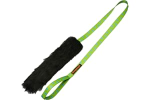 Tug-E-Nuff Dog Gear, Chasseur de Chien en Peau de Mouton Durable avec poignée pour Chiens | Tug Chien en Peau de Mouton d'origine 100% Responsable | Boudin mordant Chien