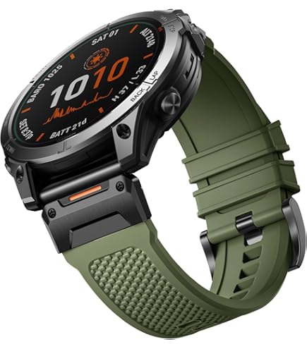 EZMVZKU Quickfit Armband Für Garmin Fenix - 26mm Silikon Band Kompatibel Mit Vielen Modellen