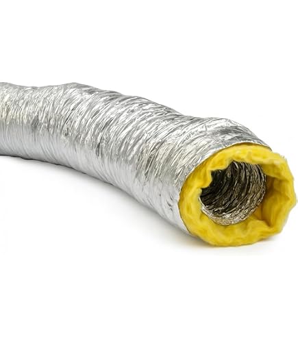 Sonoduct Schallgedämmter Schlauch 125 Mm / 10 M – Schallisoliert, Flexibel (4,79 €/m)