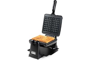 DOMO ELEKTRO rottierendes Waffeleisen DO9224W bk