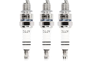 QAZAKY 3Pcs Spark Plug A7TC for GY6 50cc-70cc 90cc 110cc 125cc 150cc ATV Scooter Pit Dirt Pocket Bike Moped Go Kart Quad Buggy TaoTao Buyang Roketa Sunl Baja Kymco Chinese U20FSR U22FSR-U C5HA C5HSB