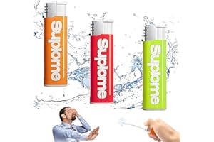 NOPKESV 3 piezas encendedores de pistola de agua,mini pistola de agua,divertido juguete de agua,mechero para bromas,broma para niños y adultos