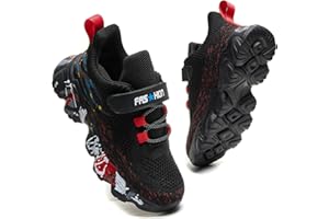 Daclay Kids Shoes Boys Girls Sports Soft Soled Running Elastic Cushion Cool Sneaker