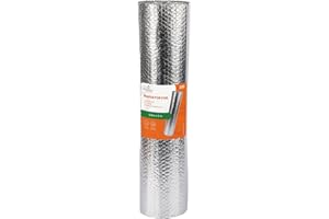 ORANGE PACKAGING Radiator Reflective Foil - General Purpose Foil Roll - 5m x 60cm, 3.6mm Thickness - Heat Reflective Radiator Insulation Foil Reflector Saves Energy & Money - Reduces Heat Loss