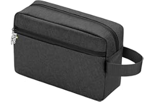 KING OF FLASH Electronics Accessory Carry Case Travel Cable Gadget Bag Storage Organiser with 2 Compartments for Chargers Cables Earphones Smart Phone Power Bank 7" Tablet & Various other Accessories