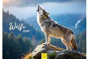 ‎EDITION SEIDEL Edition Seidel Premium Kalender Wölfe 2026 Format DIN A3 Wandkalender Tierkalender Tiere Wildtiere Rudel Wolf Wald Natur