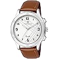 TIMEWEAR Analog New Track Number Dial Leather Strap Watch for Men