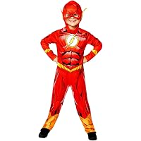 Kids Wonder Woman Costume - Official DC Comics Warner Bros Dress With Cape & Accessories, Ages 6-8 Years