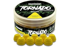 Haldorado Tornado Smoke Wafter, saveur maïs champion, appât de pêche à la carpe, 12 mm, 30 g