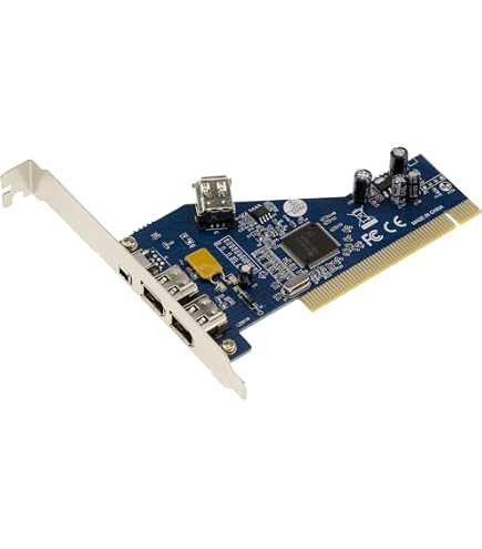 Carte Contrôleur FireWire PCIe Low Profile KS TOOLS - 2x FireWire 800 + 1x 400 TI XIO2213