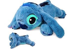 BGTLJKD Peluche Stitch, 45cm Stitch Peluche Geante, Bleu Stitch Jouet, Stitch Jouets en Peluche, Jouet en Peluche, Stitch Peluche Poupée, Stitch Cartoon Poupée, Cadeau d'anniversaire pour Enfan