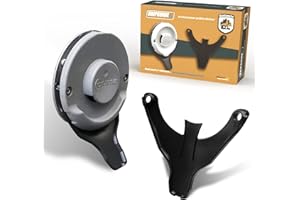 Manufaktur3D Kondenswasserablauf Kaminschild Ablauf für Deckel Kamindeckel Kaminabdeckung Abgaskamin der Heizung an Wohnmobil Caravan (Typ Truma, Schwarz)