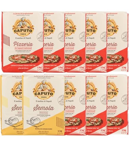 MamboCat 2er Set Pizzateller Napoli Green 33,8cm - Mediterrane Servierplatten Für Pizza & Antipasti