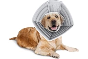 PETCUTE Conos De Mascotas Collarin Isabelino Collar de recuperación para Perros Ajustable para Cachorros Perros PequeñOs y Gatos RecuperacióN Collarines para Curar Protector Después de la Cirugía