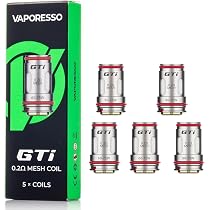 Bobine Vaporesso GT Curs MESH 0.18 ohm (Paquet de 3) - Ce produit ne  contient pas de nicotine ou de tabac : Amazon.fr: High-Tech