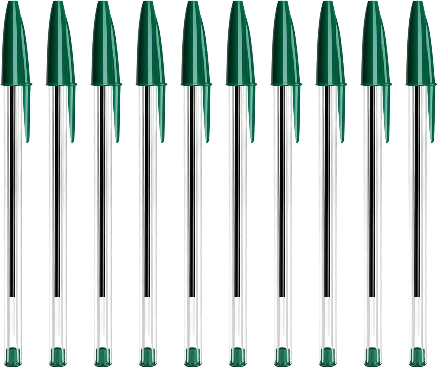Où et Comment Commander le SOMCO Pack Of 10 Green Biro Ballpoint Pens - en Toute Sécurité