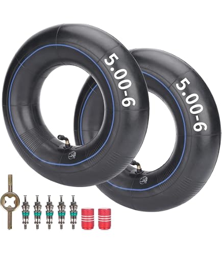 2 Pièces Chambre à Air 13x5.00-6 Avec Valve TR-13 - Pneu Tondeuse à Gazon, Karting, Voiturette De Golf
