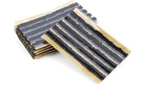 ZERINT TS-160D 30 Pezzi Striscia di Riparazione Pneumatici,Strisce di Emergenza per la Riparazione Delle Forature di Pneumatici per Auto, Moto e Pneumatici Tubeless(6 × 100mm)