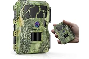 ZHUTA Wildkamera, 2023 Upgrade 1080P 20MP Abzugsentfernung Bis 20m Wildkamera mit Bewegungsmelder Nachtsicht 0,2s Schnelle Trigger Geschwindigkeit IR LEDs Jagdkamera