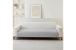‎SHANNA Flanell Sofabezug 1 2 3 4 Sitzer Sofabezüge Couch Überzug L Form Ecksofa Sofa Couch Überwurfdecke, Sofahusse Sofaüberwürfe rutschfest Sofa Abdeckung (Gray, 90 * 180cm Stückweise Verkauft)