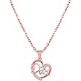 Mahi Heart Pendant Necklace with Chain for (PAPS1101921PR)