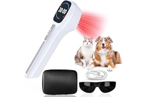 ‎I THERAU iTHERAU Handgerät Kalte Laser Rotlicht Therapie Gerät, Tragbar Red Light Therapy zur Schmerzlinderung & Reduzierung der Entzündung, 650nm+808nm Low-Level Laser-Therapie für Haustiere & Menschen