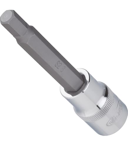KS Tools 1/4 Bit-Stecknuss Für Innensechskant 9 Mm – Bremssattel-Montage, Kurze Ausführung