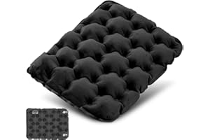 ONTYZZ Coussins Siège Gonflable Coussins de Stade Ultraléger Imperméable Coussin d'air Portable Tapis de Siège Extérieur pour Voyage Camping Bateaux Concerts Randonnée Pédestre Chaise de Bureau Avion