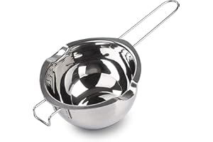 DHER Chocolat Melting Pot en Acier Inoxydable Melting Pot pour Beurre Chocolat Fondant Melting Pot Haute Qualité Beurre en Acier Inoxydable Pot Fait Fondre Le Fromage Le Caramel Les Bonbons Et Cire