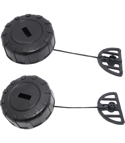 Set Tappi Carburante E Olio Per Motosega 61, 66, 266, 268, 272, Ricambio OEM 501626602 E 503431402