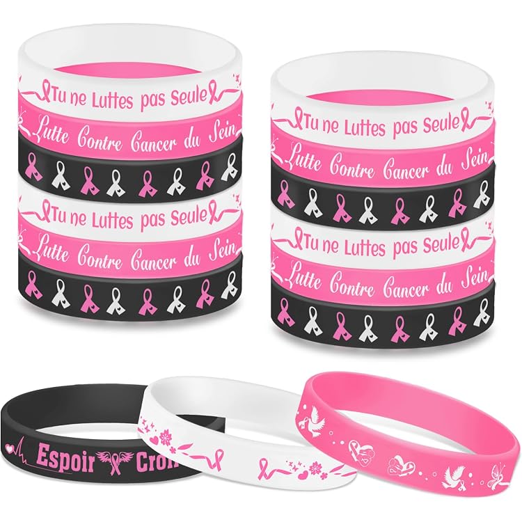 Collier Octobre Rose Élégant – Pendentif Ruban Cancer Du Sein, Accessoire Significatif Pour Soutenir La Lutte – Idée Cadeau Parfaite