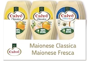 CALVÉ Calvè Cassa Mista Maionese: 10 pezzi di Maionese classica da 250ml e 5 pezzi di Maionese Fresca Mayò da225ml