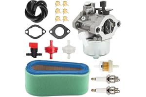 ZAMDOE Gaźnik 699831 694941 do Briggs & Stratton 283702 283707 284702 284707 284777 286702 286707 289702 289707 28D702 28D7 07 28M706 Silniki do kosiarki z filtrem powietrza Świece