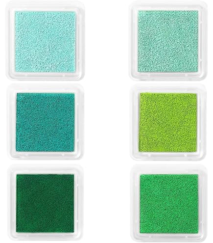 Tampon Encreur VersaColor Cube 25x25mm - Pigment Bleu Lagon Pour Scrapbooking