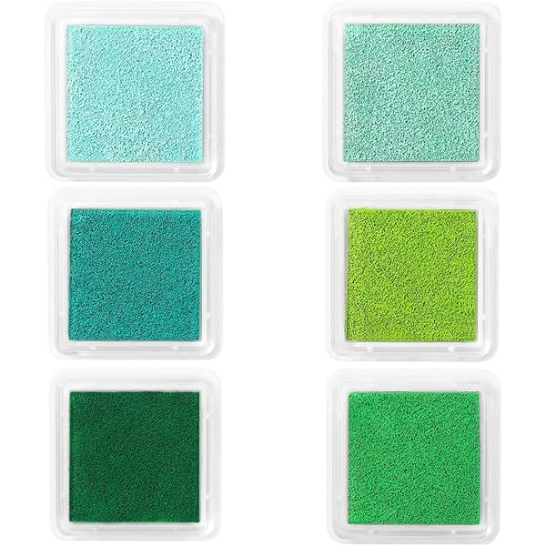 Set Tamponi Inchiostro DULSPUE - 12 Colori Per Timbratura Su Carta, Legno E Tessuto - Foto 7