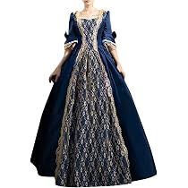 Robe Longue Médiévale Victorienne - Manches Papillon Et Lacets - Style Palais Vintage Pour Soirée, Cosplay Ou Noël - Taille Unique Ajustable