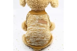 SMDARROY Haustier Hund Katze Pullover, warme Hunde Pullover Katze Kleidung, Fleece Haustier Mantel für Welpen