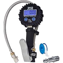 Jaco Elite Manometro Pneumatici 15 Psi – Lettura Precisa Con Quadrante Luminescente 5cm, Valvola Di Sfiato, Meccanico