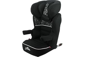 NANIA Silla de coche para elevador RWAY easyfix grupo 2/3 (15-36kg) - con proteccion lateral - Spiderman
