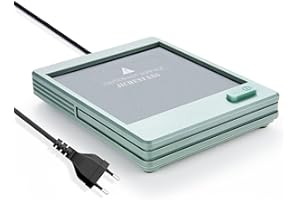 JICHENFANG Réchaud à café et Chauffe-Tasse pour Le Bureau à Domicile Tasse électrique Plaque chauffante à Boissons, Plaque chauffante à café avec arrêt (Green)