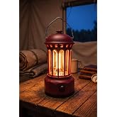 Glr L800BR Retro Tasarım Şarjlı Kamp Lambası - 250 L&uuml;men Vintage Fener