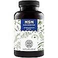 NATURE LOVE® MSM Kapseln - 365 Kapseln (6 Monate). Laborgeprüft. 1600mg MSM Pulver je Tagesdosis. Organischer Schwefel. Hochd