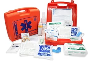 Kit Pronto Soccorso Medico per (Aziende fino a 2 dipendenti) con Ghiaccio Pronto uso per Casa, Auto, Campeggio e Ufficio, Made in Italy – FIRSTMED