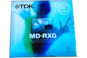 TDK MD RXG MiniDisc - 1 x 80min (pack of 5 )