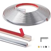 Flexible Peel & Stick Wall Molding Trim – 3/5in X 10ft, White, Self-Adhesive Caulk Strip For Corners & Baseboards