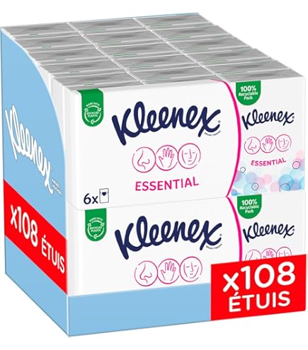 Mouchoirs - LOTUS - CLASSIC 12 BLANC - Adulte - Mixte - Type De