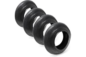 WILTEC Set 4 copertoni 3.50 – 8 max 120kg Copertone per ruote carriola carretto