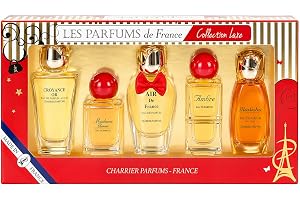 Charrier Parfums Les Parfums de France, Luxe-kollektion, set med 5 Miniature Eaux de Parfum, blommig, 49, 7 ml