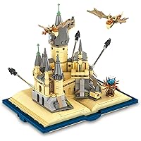 Vicloon Harry Schloss Bauspielzeug,727 Stück Magisches Schloss Buch Bausteine Bauspielzeugsets,Kammer des Schreckens Spielzeu